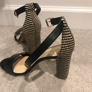 Nine West stacked heel.  Worn once.